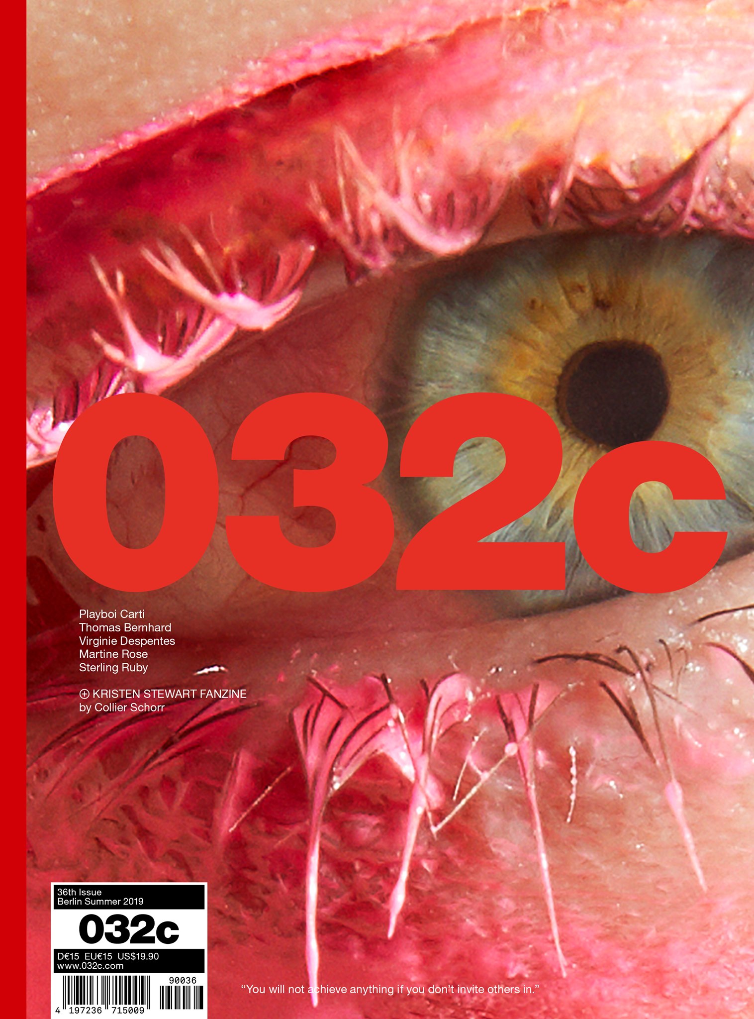 Cover of 032c - № 36 - Summer 2019