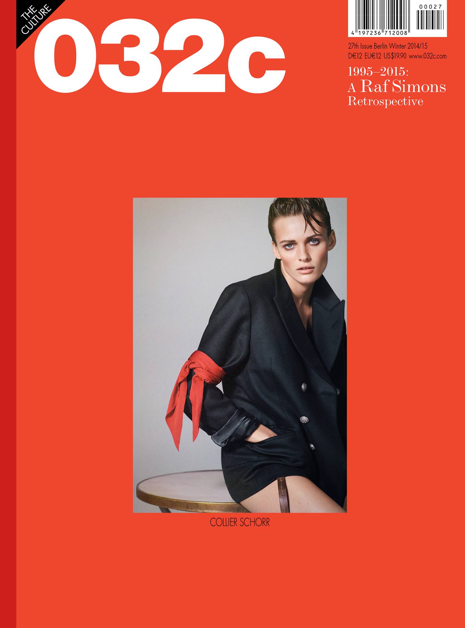 Cover of 032c - № 27 - Winter 2014-2015 (Alternate 1)