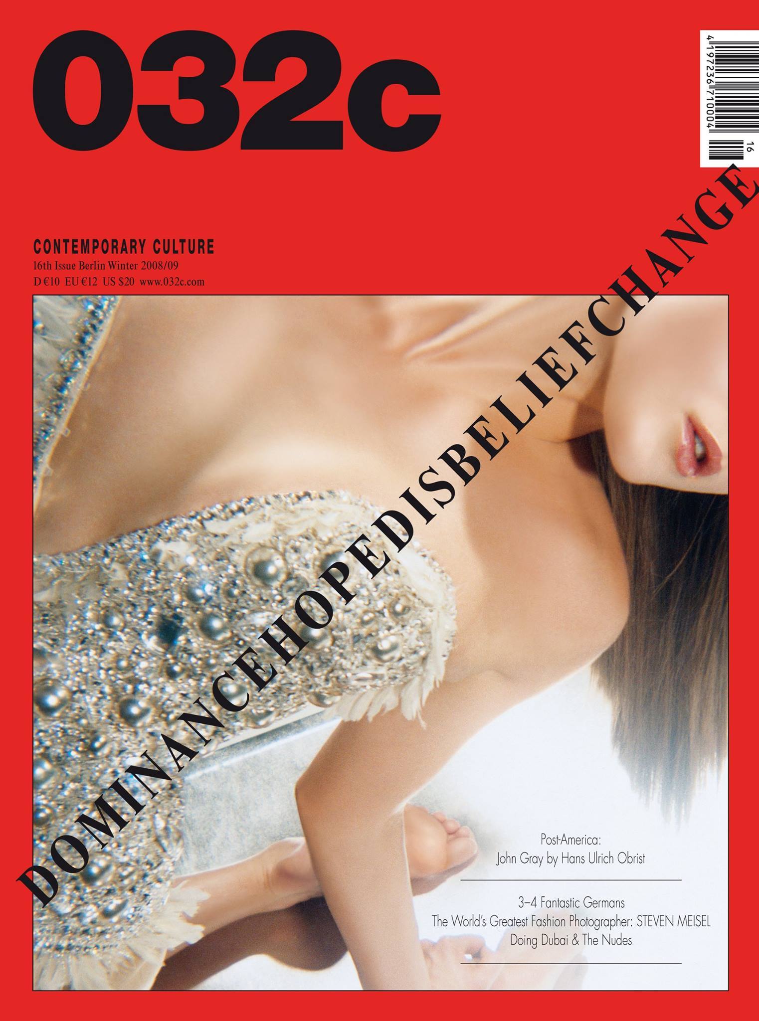 Cover of 032c - № 16 - Winter 2008-2009