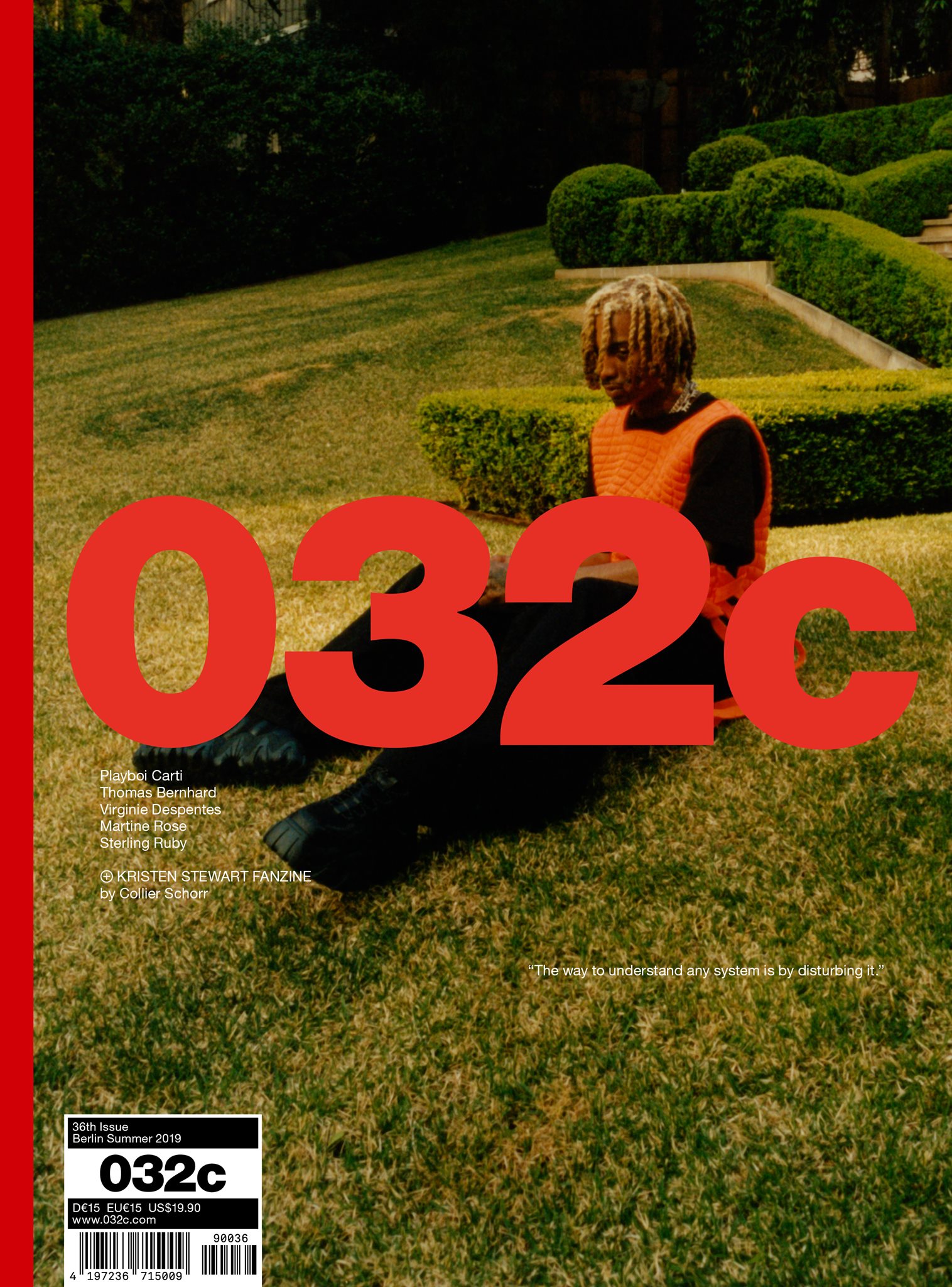 Cover of 032c - № 36 - Summer 2019 (Alternate 2)