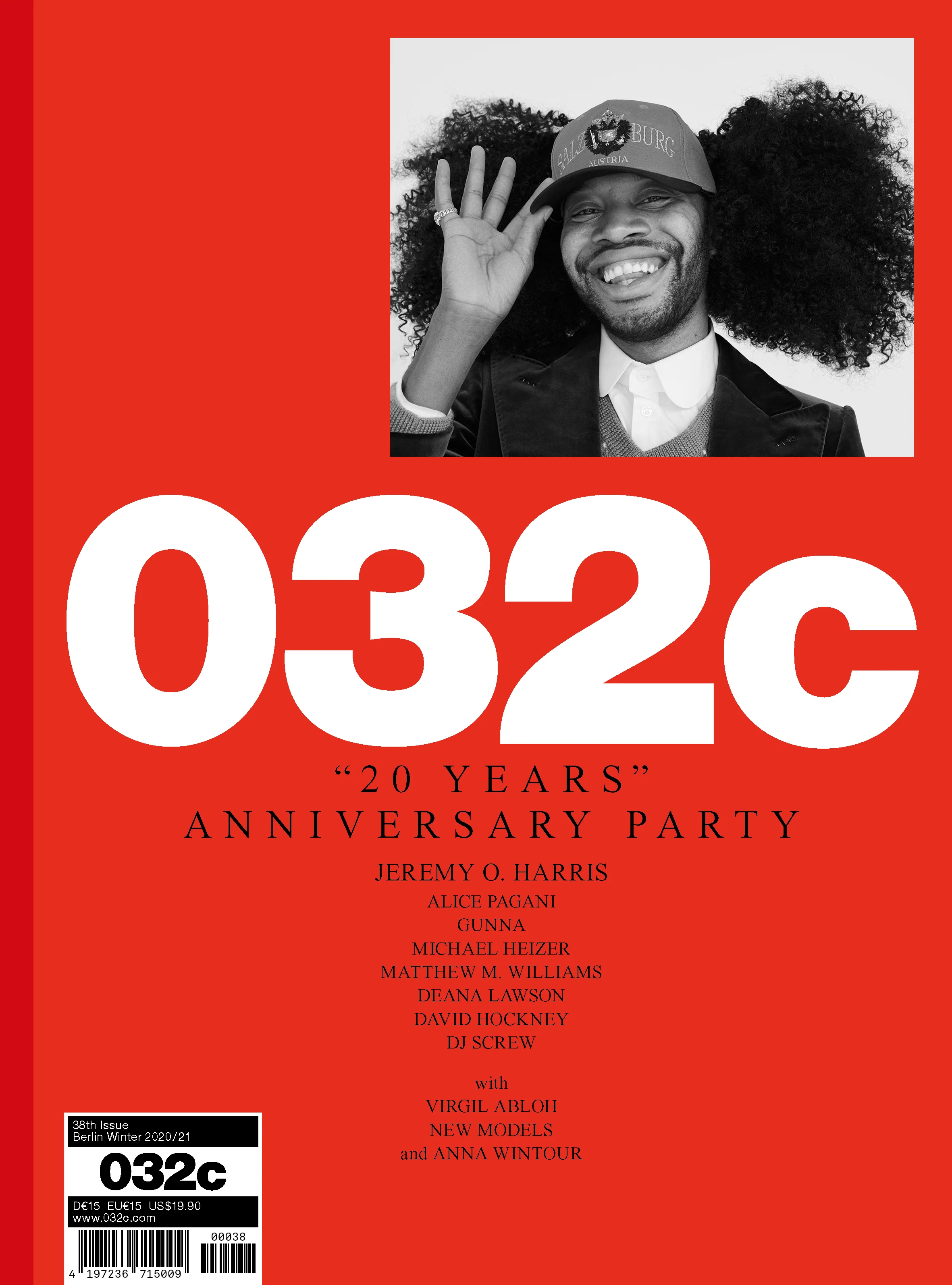 Cover of 032c - № 38 - Winter 2020-2021 (Alternate 2)