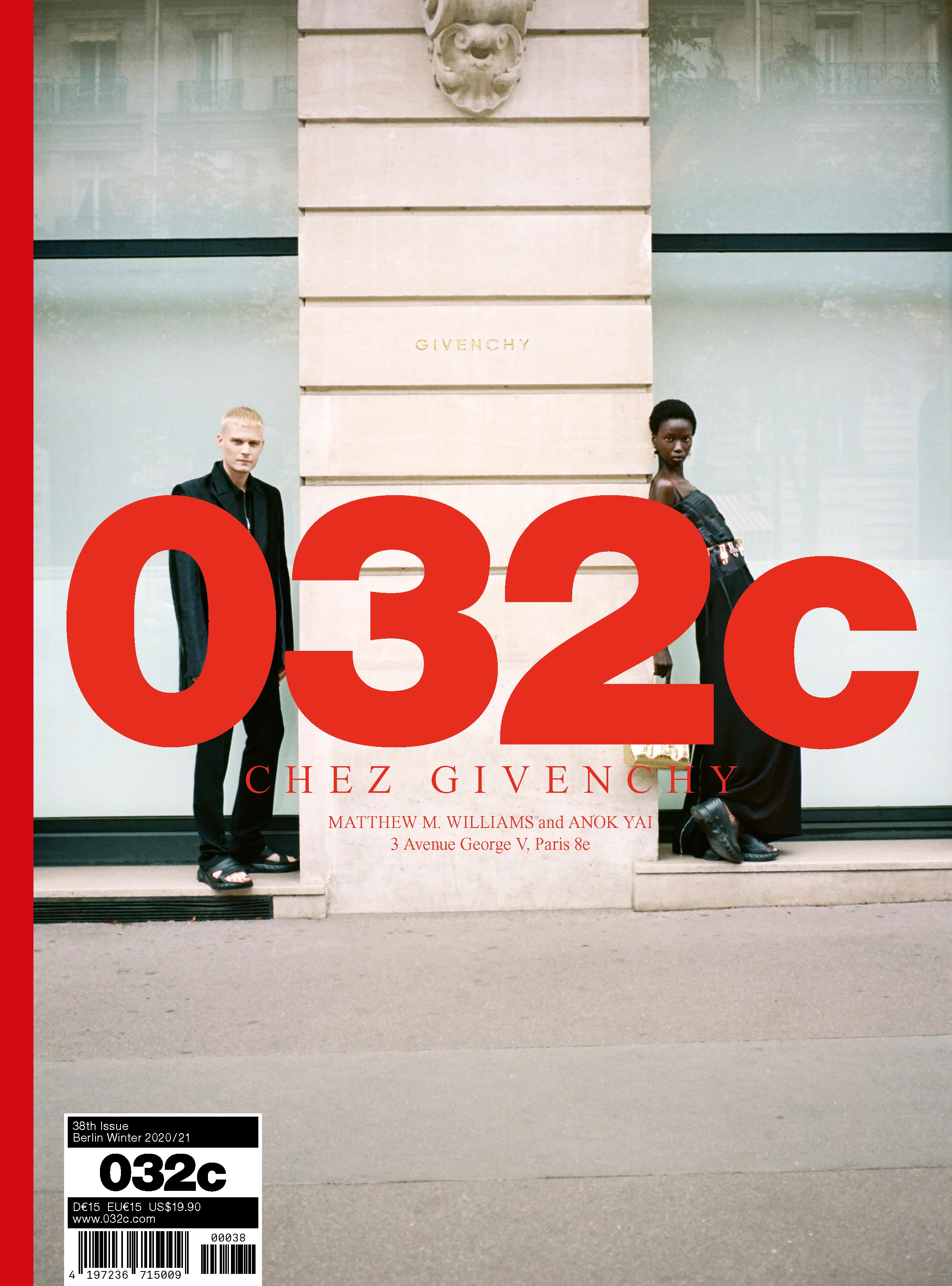 Cover of 032c - № 38 - Winter 2020-2021 (Alternate 1)