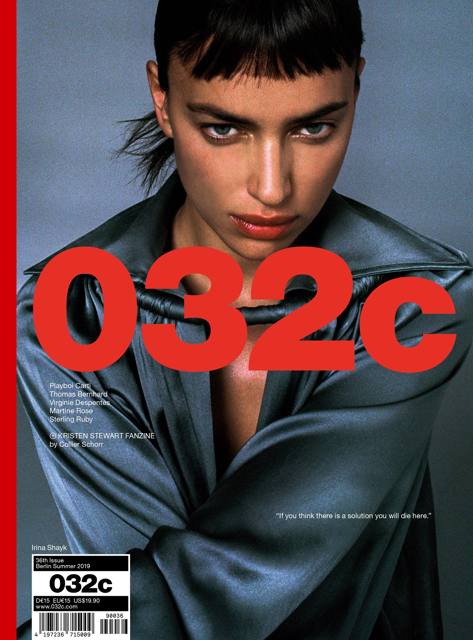 Cover of 032c - № 36 - Summer 2019 (Alternate 4)