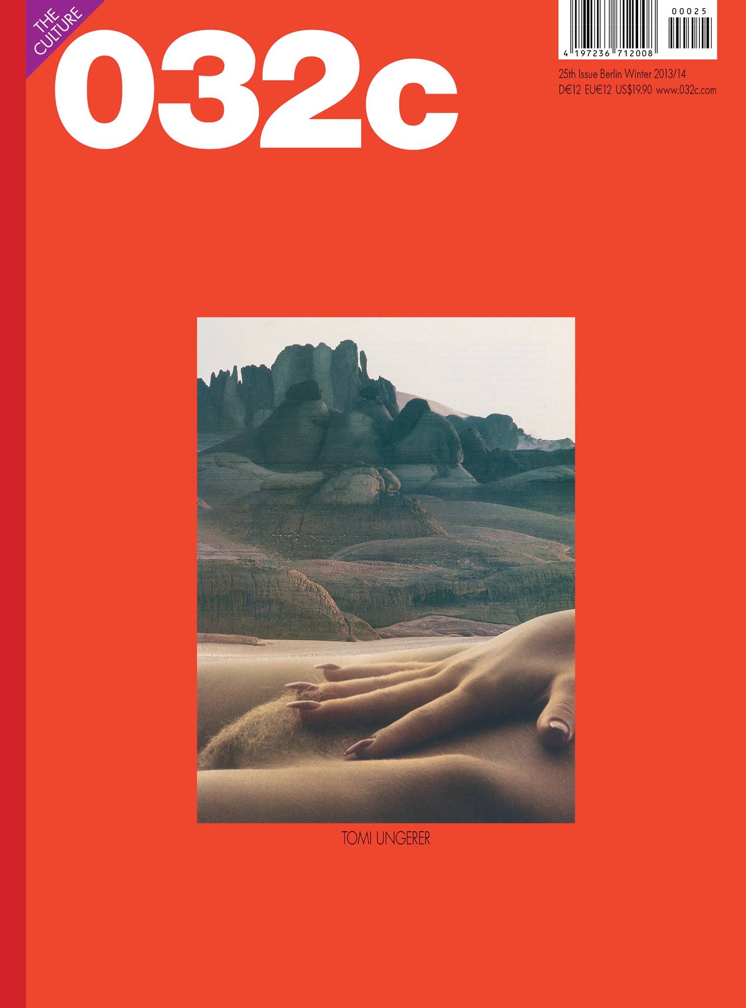 Cover of 032c - № 25 - Winter 2013-2014 (Alternate 1)