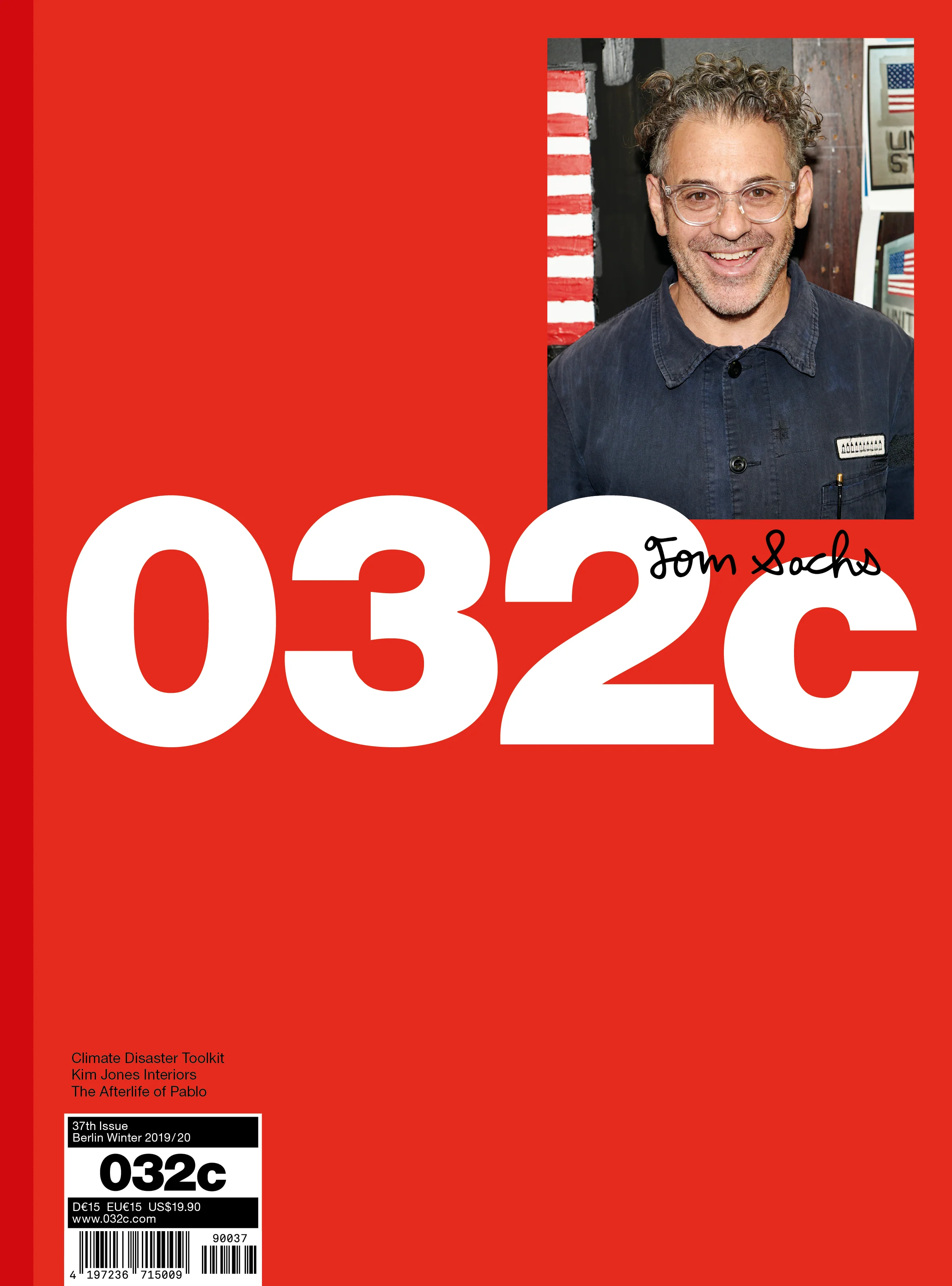 Cover of 032c - № 37 - Winter 2019-2020 (Alternate 1)