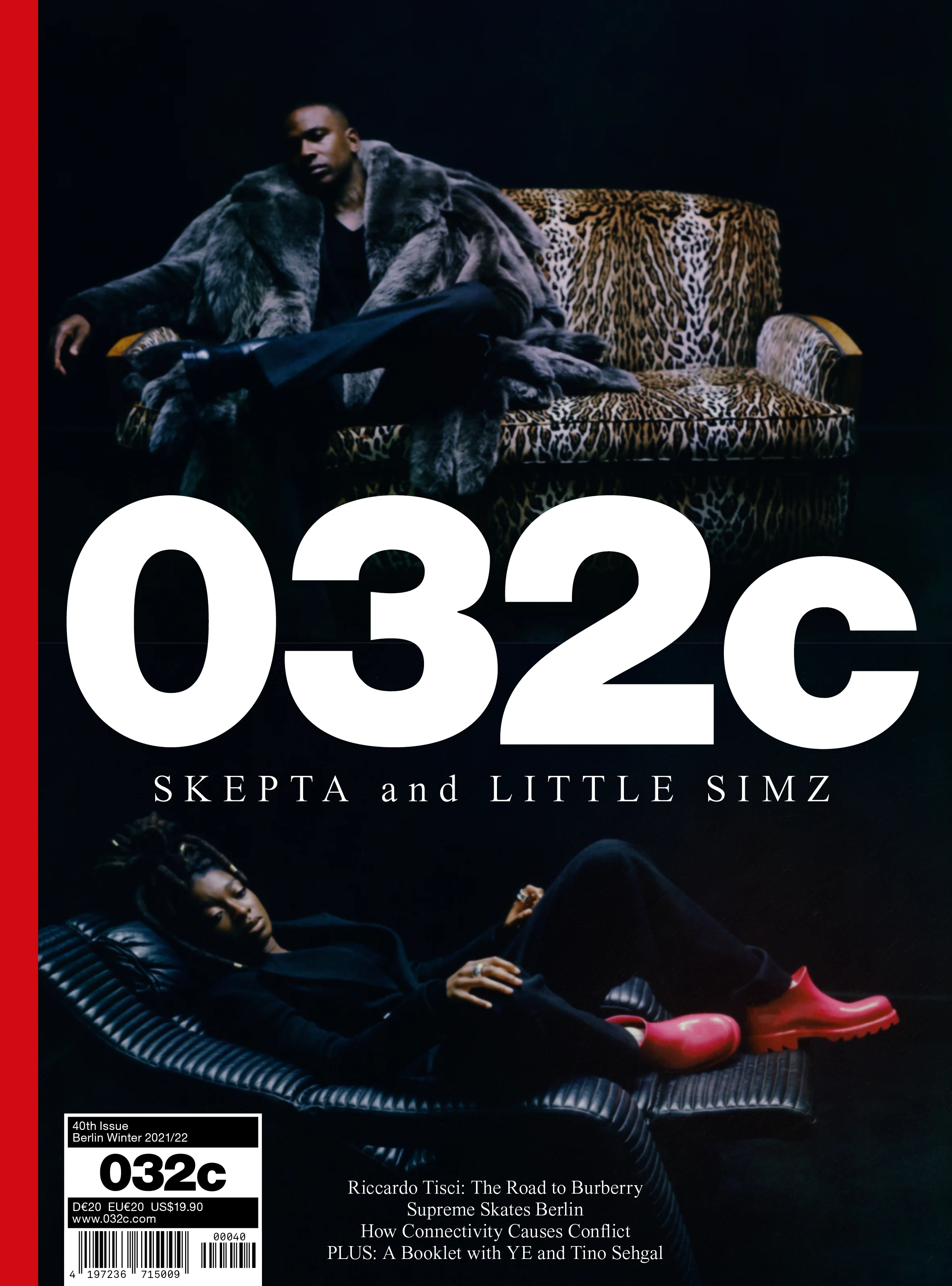 Cover of 032c - № 40 - Winter 2021-2022 (Alternate 3)