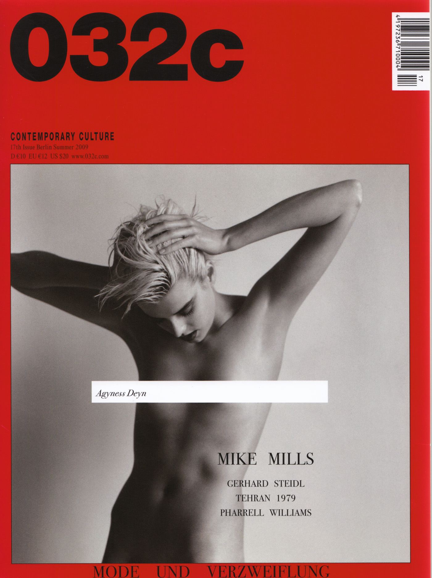 Cover of 032c - № 17 - Summer 2009