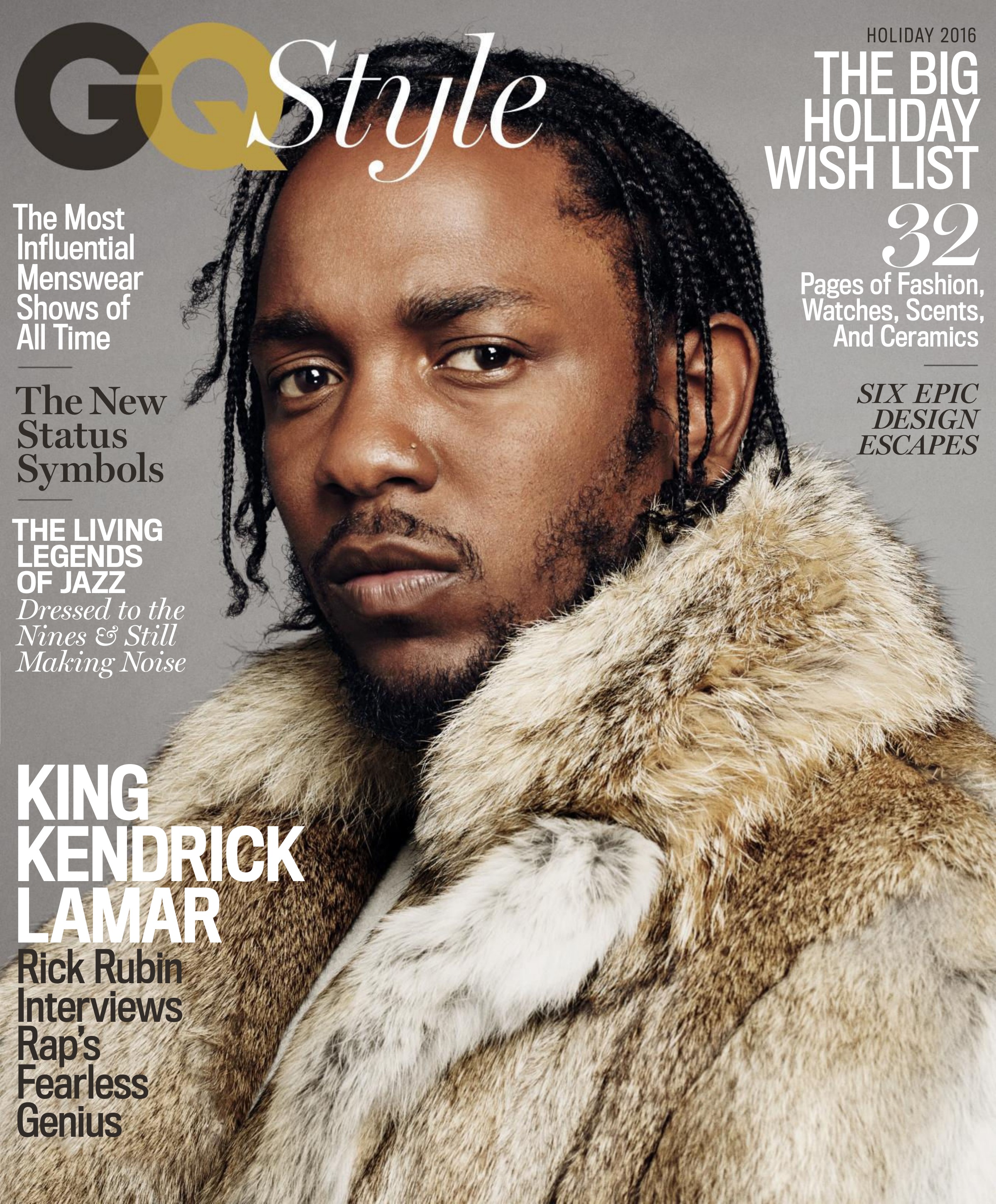 Cover of GQ Style (USA) - Holiday 2016
