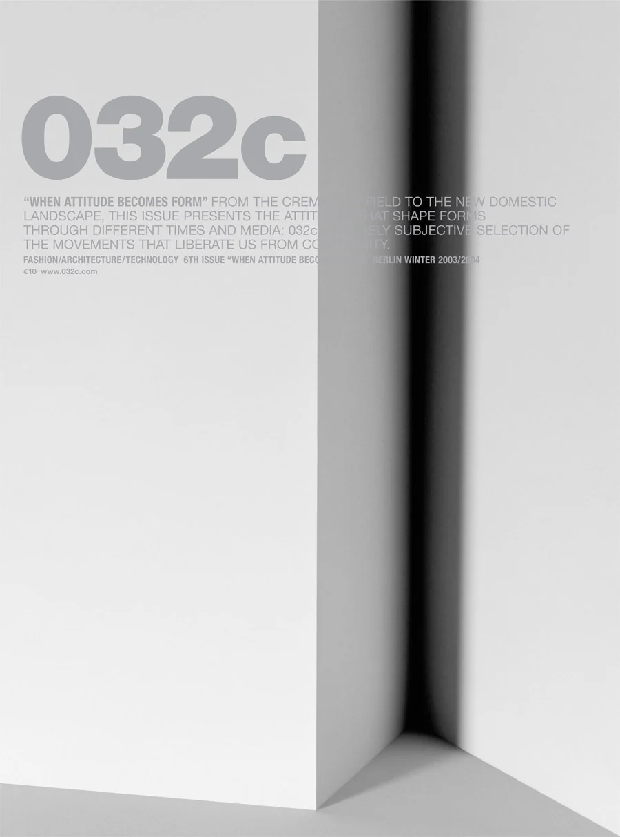 Cover of 032c - № 6 - Winter 2003-2004